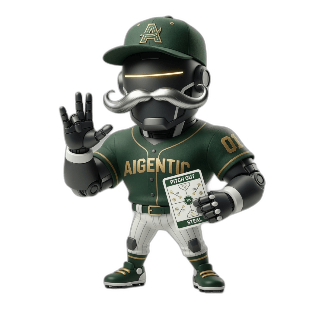 Aigentic robot coach calling the plays